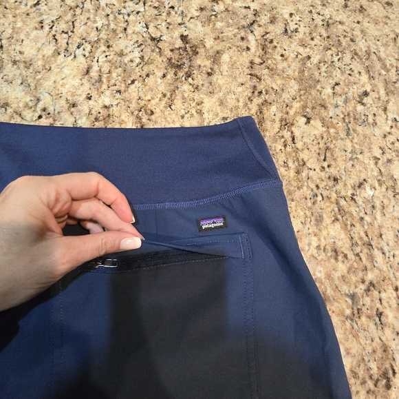 Patagonia Women's Athletic Shorts - Blue - Picture 9 of 11